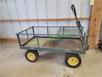 Garden Wagon Fold Down Sides 2' x 4' Pneumatic tir