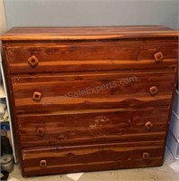 Vintage PINE DRESSER 4 Drawer 47-1/2” x 18-1/2” D