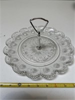 Scalloped Glass Plate