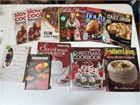 Lot of Cookbooks and Magazines