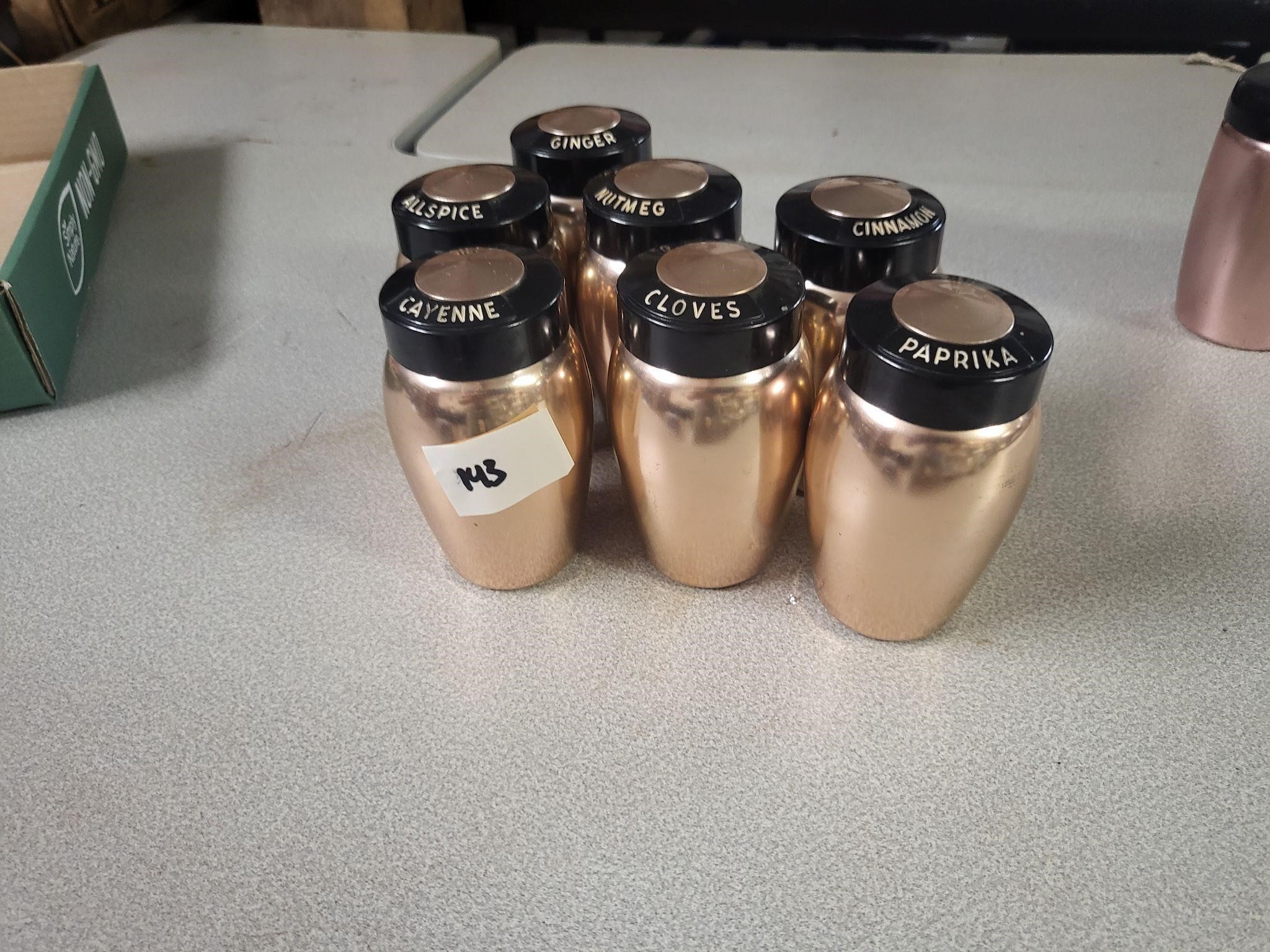Mid Century copper shakers