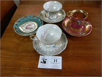 Fancy Teacups and Saucers