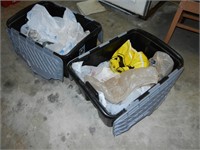 Two Clean Totes w/ Packing Materials