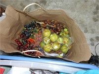 Bag of Faux Fruit