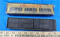 Vintage Dominoes with Box