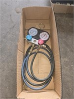 A/C Guage & Hoses for Testing Air Conditioners