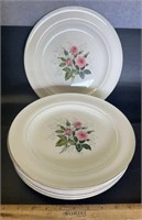 (8)DINNER PLATES-(+)7 ADDITIONAL W/CHIPS