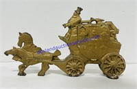 Cast Iron Horse & Carriage