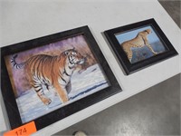 Picture Frames x2  12" x 10"   9" x 7"