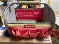 Pink Craftsman tool caddy