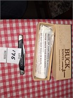 Buck pocket knife with box