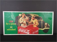 Old Coca Cola metal sign