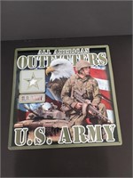 All American Outfitters metal US Army sign