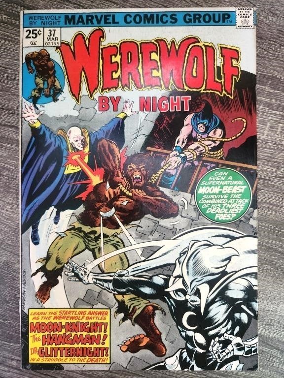 Werewolf by Night #37 (1976)3rd app MOON KNIGHT +P