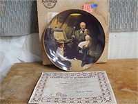 Norman Rockwell Grandpa's Treasure Chest Plate