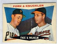 1960 Topps - #115 Fork & Knuckler - Roy Face,