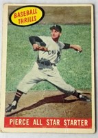 1959 Topps Baseball #466 Pierce All Star Starter