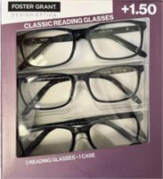 Design Optics Reading Glasses, 3-pack