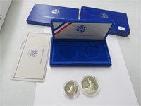 1986 Liberty Coin Set Proof Silver Dollar and