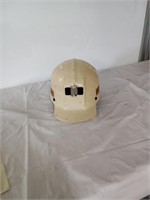 Minor's hard hat with lamp clip