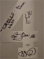 4 HORSEMAN signed poster, RIC FLAIR, ARN + 2 jsa