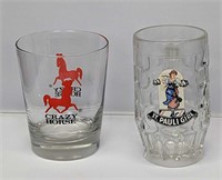 Old Fashioned Crazy Horse Glass & St Pauli Girl Be