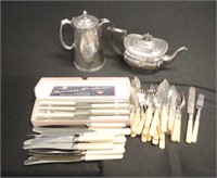 Quantity of bone handled and similar cutlery