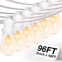 addlon 96FT Outdoor String Lights  36 Edison Bulbs