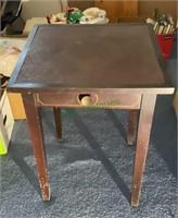 Side table - measures 31 x 20 x 20. Has a rotating