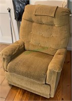 Light brown reclining chair