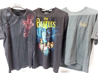 3 - BEATLES T-SHIRTS