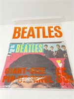 BEATLES GIANT SIZE PIN UP PANEL