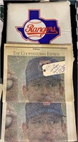 Tx Rangers baseball vintage cushion 2 Nolan Ryan
