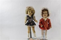 Barbara Ann Scott & Sonja Henie Skating Dolls