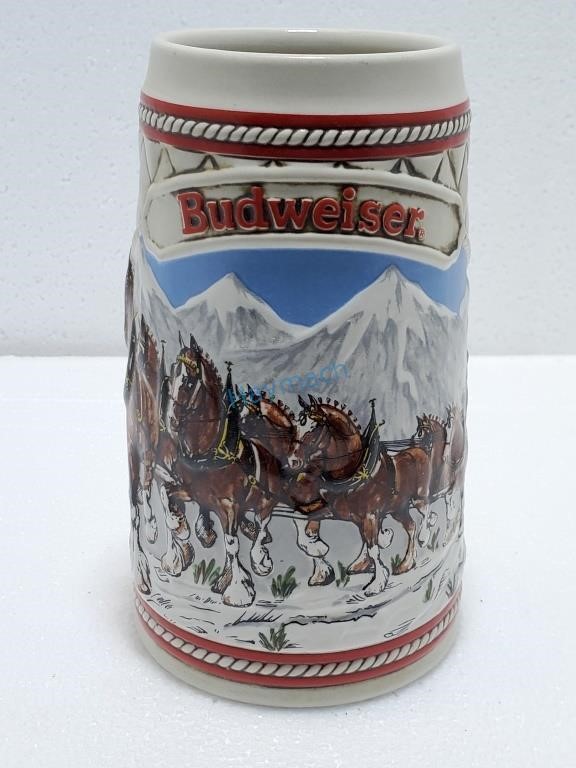 BUDWEISER CLYDESDALES STEIN, 6.5"