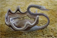 Vintage Art Glass Swan