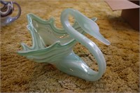 Vintage Art Glass Swan