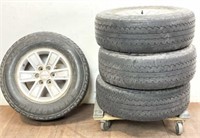 (4) Bridgestone Dueler Rh-s Tires P265/70r17