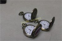 3 Masonic Theme Pocket Watches