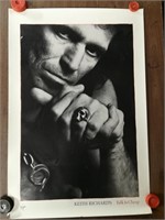 Keith Richards Talk is Cheap Poster