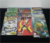 Group of comic books bag and protected