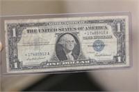 1957 Blue Seal $1.00 Star Note