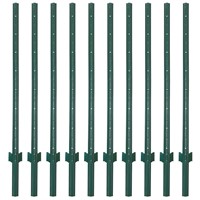 LADECH Duty Metal Fence Post  5 Feet - 10 Pack