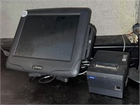 Radiant System POS w scanner and receipt printer