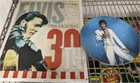 ELVIS PLATE AND SIGN
