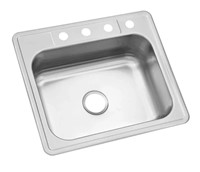 Glacier Bay 22”x25” Stainless Steel Sink Top Mount