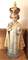 3' Infant of Prague Statue- Ceramic or Porcelain