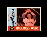 1960 Topps #87 John Romonosky EX to EX-MT+