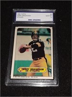 1983 Topps Terry Bradshaw GEM MT 10 Sticker Steele