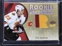 2006 Fleer Rookie Uniformity Eric Nystrom #RU-EN